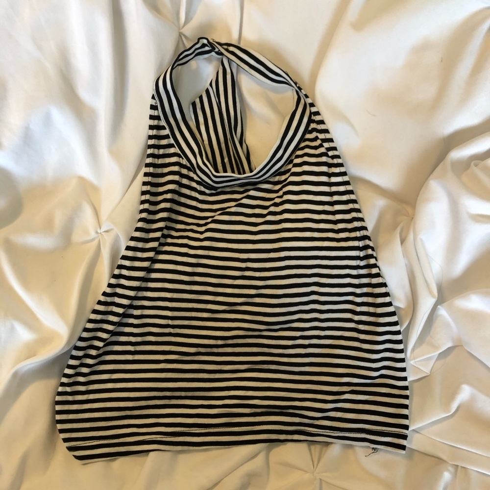 Striped halter